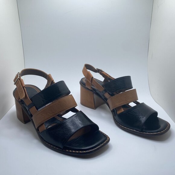 MARNI Chunky Leather Italian Sandals - Size 8.5 - Picture 2 of 16